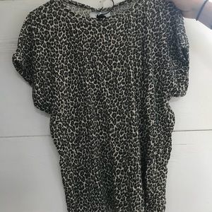 Vintage leopard print shirt- Current/ Elliott